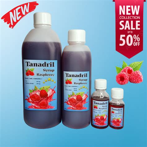 Tanadril Syrup น้ำหวาน เข้มข้น กลิ่นราสเบอร์รี่ 30ml สั่งวันนี้ ลูกค้า