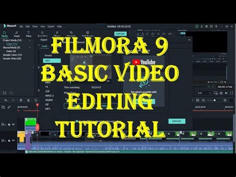 Filmora Basic Video Editing Tutorial Youtube