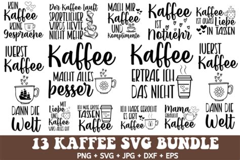 Deutsch Kaffee Retro Svg Bundle German Graphic By Creative Pro Svg