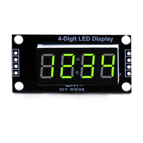 Module With 7 Segment Led Display 4 Digits 036 Green Kamami On