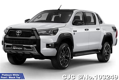 Used Toyota Hilux Revo Rocco Pickup Trucks 2022 Model In White Pearl