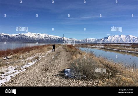 Lake Utah, Spanish Fork, Utah, USA Stock Photo - Alamy