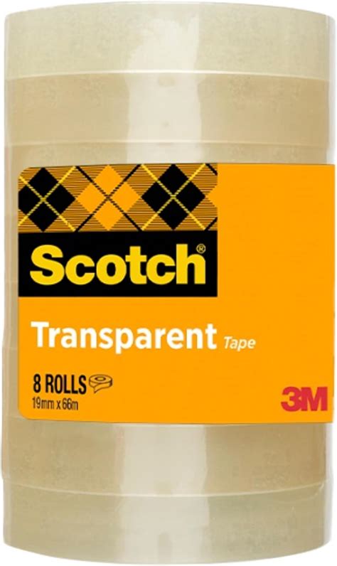 Scotch Transparentes Klebeband 508 8 Rollen 19mm X 66m