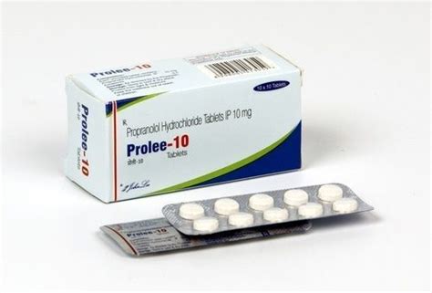 Propranolol Hydrochloride 10 Mg Tablets 10x10 Tablets At Best Price In