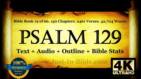 The Book Of Psalms Psalm 129 Bible Book 19 The Holy Bible Kjv