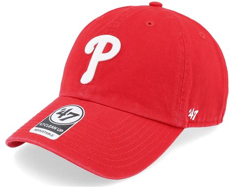 Philadelphia Phillies MLB Clean Up Red Dad Cap - 47 Brand cap | Hatstoreworld.com