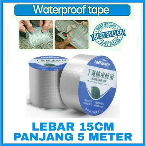 Jual Lakban Anti Bocor Penambal Atap Toren Pipa Air Bocor Super Kuat