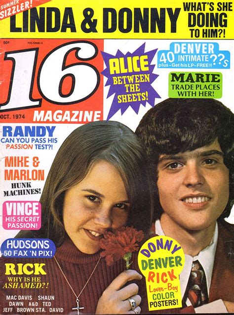 16 Magazine October 1974 Magazine Cover Marlon Magazine