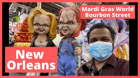 New Orleans Mardi Gras World And Bourbon Street Amtrak Rail Pass Trip Youtube