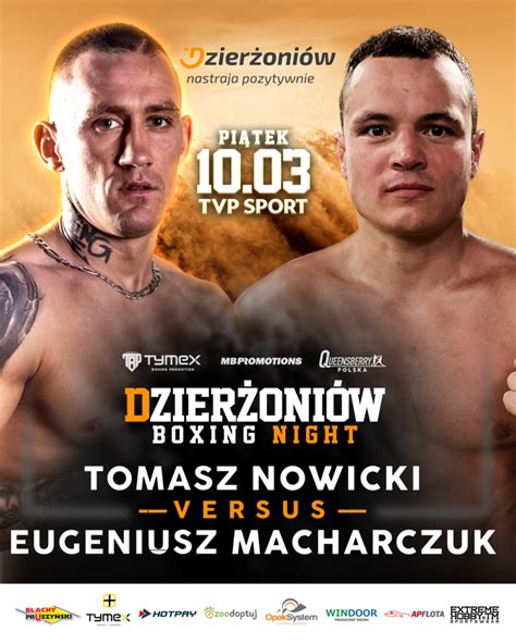 Dzier Oni W Boxing Night Joker Nowicki Wstaje Z Kolan Tymex