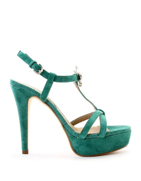 Venta Zapatos Tacon Verde Esmeralda En Stock