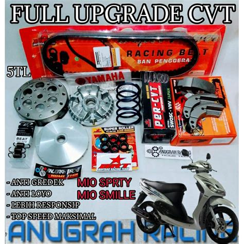 Jual Full Upgrade Cvt Kirian Anti Gredek Anti Loyo Yamaha Mio Sporty