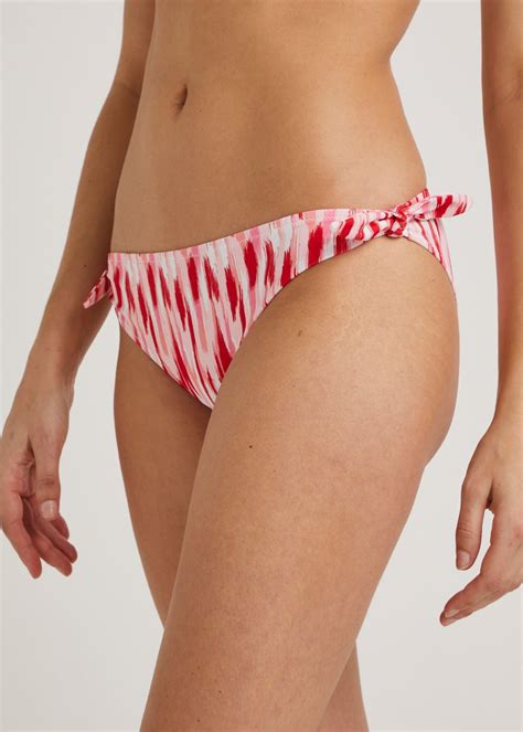 Pink Print Twist Bikini Bottoms Matalan