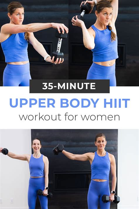 35-Minute Upper Body HIIT Workout (Video) | Nourish Move Love