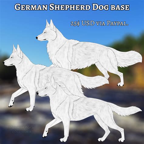 Artstation German Shepherd Base