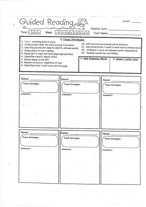 Teacher Anecdotal Notes Template | Creative Design Templates