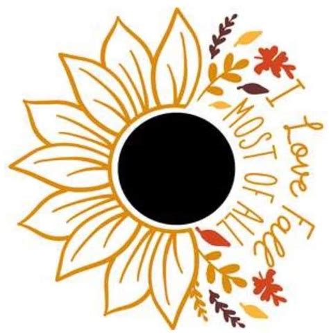 Pin By Rosalynn Carroll On Fall SVG Silhouette Design Sunflower Wall