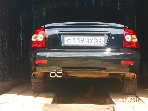 Глухой стук сзади! Досвидания! — Lada Приора седан, 1,6 л, 2011 года ...