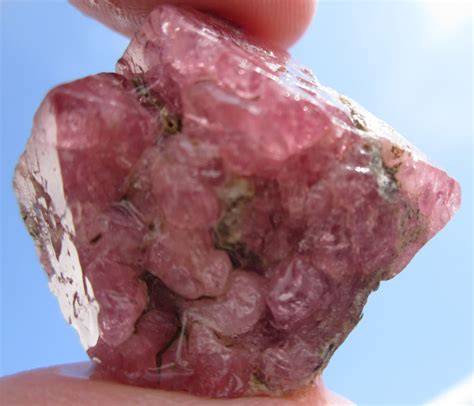 Rare Raw And Natural Pink Spinel Crystal On Matrix Old Stock