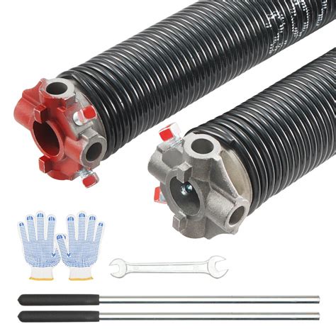 Vevor Garage Door Torsion Springs Pair Of 0207 X 2 X 22inch 16000 Cycles Garage Door Springs