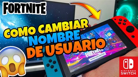 Como CAMBIAR El NOMBRE De FORTNITE En NINTENDO SWITCH 2023 YouTube