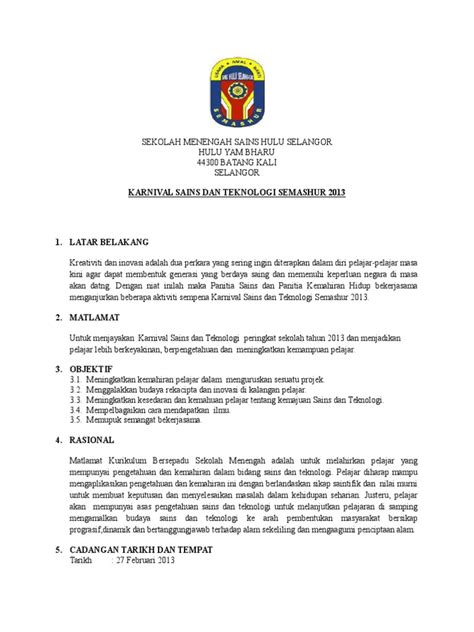 Pdf Kertas Kerja Karnival Sains Doc Dokumen Tips