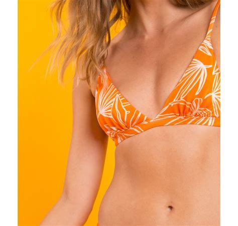 Bikini Tops Top Trail Orange Tri Fixo Brand Rio De Sol