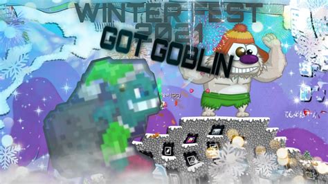 Getting Goblin On Winterfest Growtopia Youtube