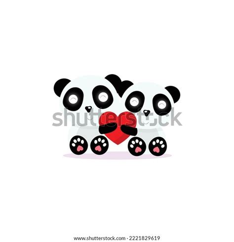 Panda Bear Silhouette Logo Design Vector Stock Vector (Royalty Free ...