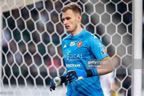 Henrich Ravas of Widzew seen during the Polish PKO Ekstraklasa League ...
