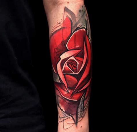 Red Rose Tattoos By Tattoo Artist Uncl Paul Knows