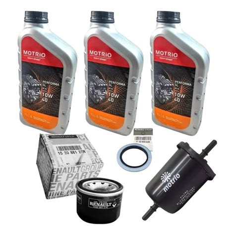 Kit Revis O Leo E Filtros Renault Kwid V Original Renault