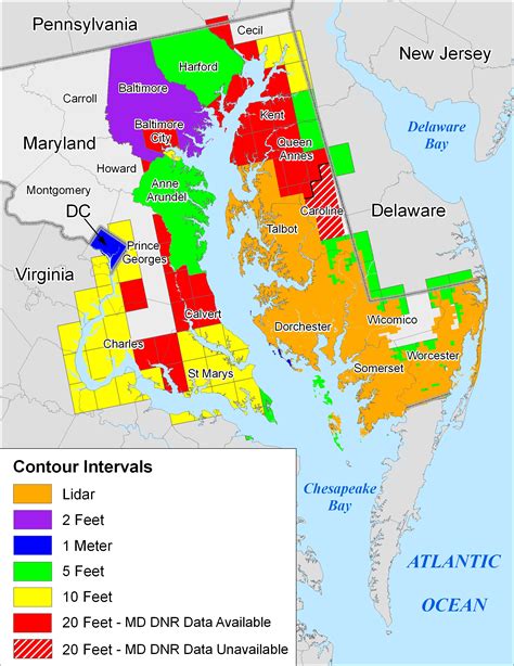 More Sea Level Rise Maps for Maryland