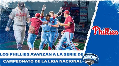 Los Phillies Avanzan A La Serie De Campeonato De La Liga Nacional Youtube