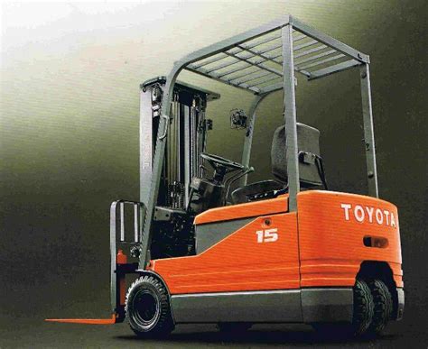 Toyota 5 FBE 18 Electric Forklift Specs 1996 2003 Lift Trucks