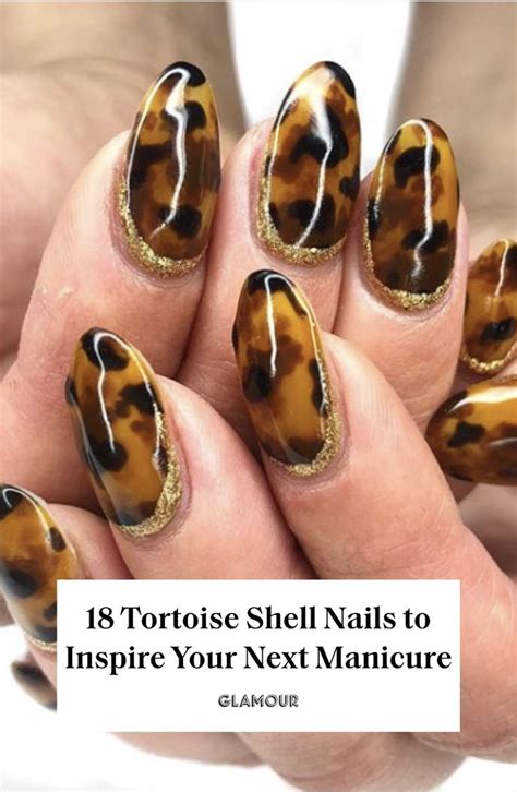 Tortoiseshell Nails Are Falls Coolest New Trend Manicure Nail Art