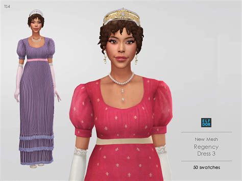 Regency Dress 3 Regency Dress Sims 4 Mods Sims 4