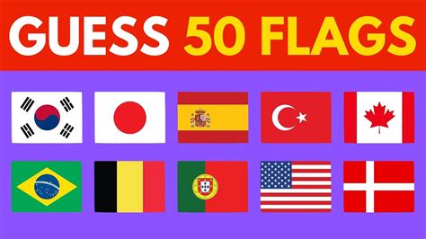 Guess The Country Flag Challenge Can You Identify 50 Flags From Around The World Flag Quiz