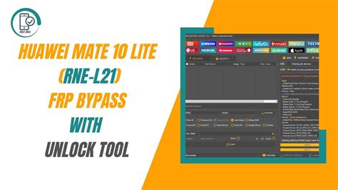 Huawei Mate Lite Rne L Frp Bypass Done By Unlock Tool Youtube