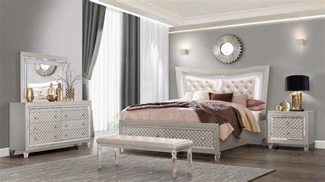 Paris Champagne Bedroom Collection - Depo House