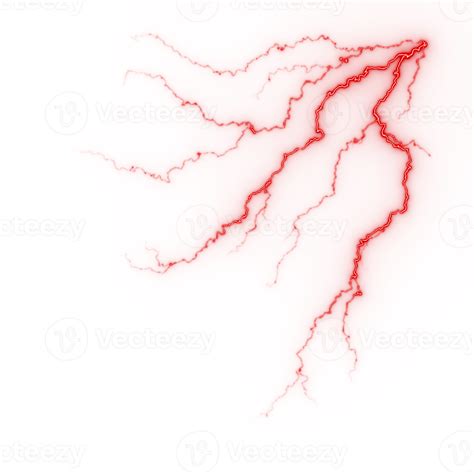 Lightning Strikes On Sky Illustration 13826219 Png