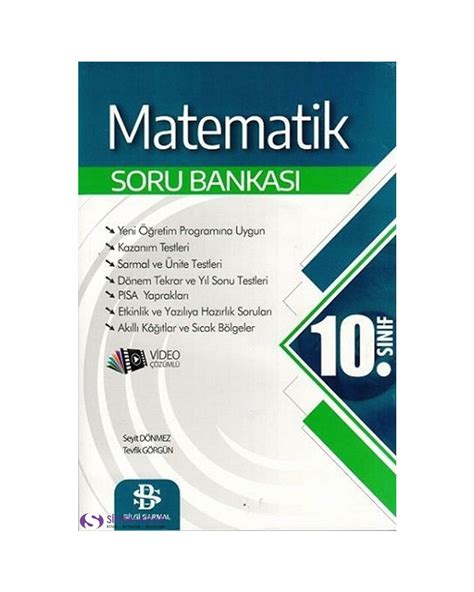 Bilgi Sarmal Yayınları 10 Sınıf Matematik Soru Bankası Sistem Kitap