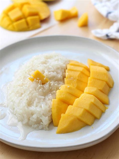 Mango Sticky Rice A Thai Dessert Joyous Apron Recipe Sweet