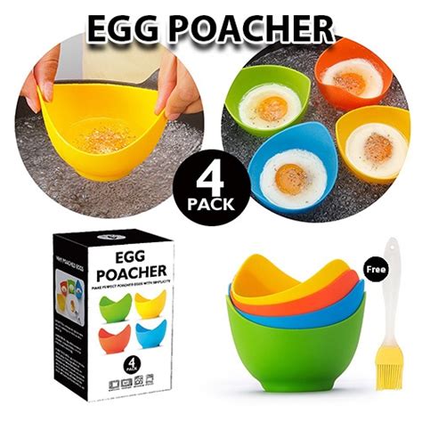 Fda High Temperature Resistant Silicone Egg Steamer Non Stick Egg Cooker Silicone Egg Cooker