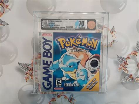 GAME BOY POKÉMON AZUL Español VGA 70 Nuevo New sin usar Con Certificado