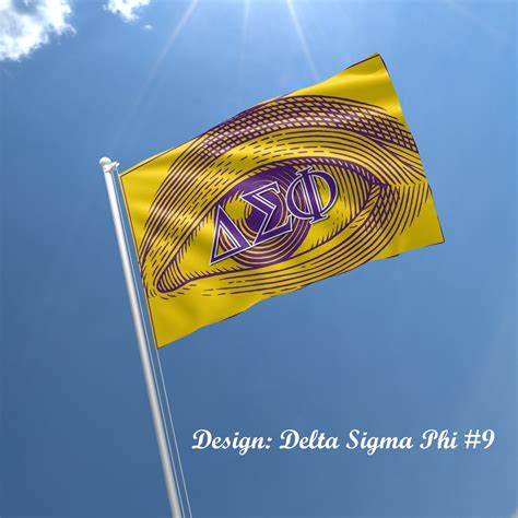 Delta Sigma Phi Officially Licensed Flag Banner Etsy