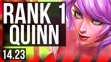 QUINN Vs TEEMO TOP Rank 1 Quinn 1500 Games 6 1 2 KR Challenger