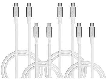 Callstel Usb C Kabel Er Set Ultraflexibles Silikon Lade Datenkabel