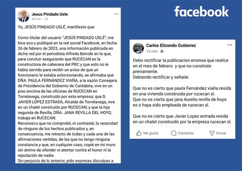 Elizondo Y Pindado Se Retractan Por Difundir El Bulo De Que Las