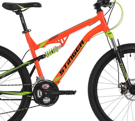 Двухподвесный велосипед Stinger Discovery D 26 (2018) . Продажа и ...